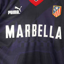 Camisa Atlético de Madrid Fhouth 1995/96 - Puma Retrô Masculina - Preta/Azul