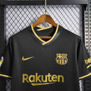 Camisa Barcelona Away 2020/21 - Nike Retrô Masculina - Preta/Dourada
