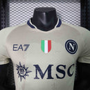 Camisa Napoli 2024/25 - EA7 Jogador Masculina - Creme/Preta