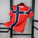 Camisa Seleção Noruega Home 2026/27 - Nike Torcedor Masculina - Vermelha/Azul