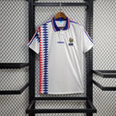 Camisa Seleção França Away 1994/95 - Adidas Retrô Masculina - Branca/Azul