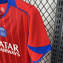 Camisa Pronta Entrega PSG Third 2025/26 - Nike Torcedor Masculina - Vermelha/Azul