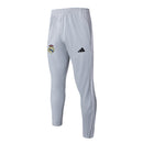 Conjunto Half Ziper Real Madrid 2025/26 - Adidas Jaqueta + Calça - Branca/Cinza