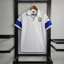 Camisa Seleção Brasil 2004/06 - Nike Retrô Masculina - Branca/Azul