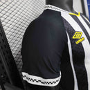 Camisa Santos Away 2025/26 - Umbro Jogador Masculina - Preta/Branca