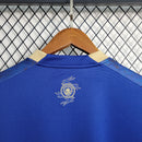 Camisa Manchester City Away 2023/24 - Puma Torcedor Masculina - Azul/Dourada