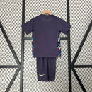 Kit Infantil Seleção Inglaterra Away 2024/25 - Nike Torcedor - Roxa