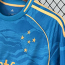Camisa Cruzeiro Third 2025/26 - Adidas Torcedor Masculina - Azul/Dourada