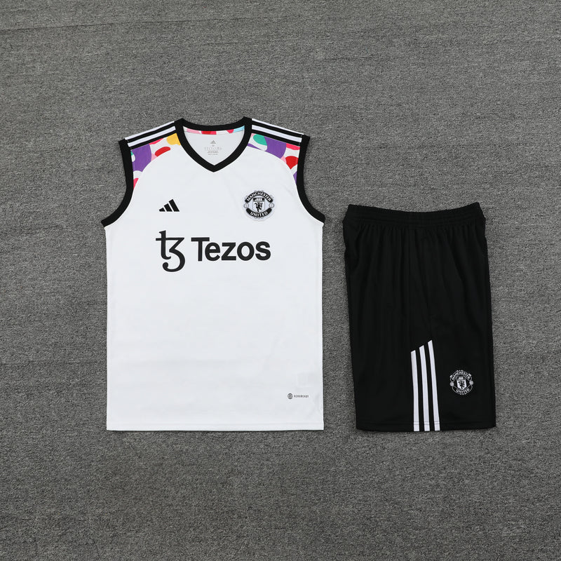 Kit Treino (Regata + Shorts) - Manchester United 2024/25