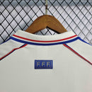 Camisa Seleção França Away 1998/99 - Adidas Retrô Masculina - Branca/Azul