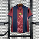 Camisa Barcelona Edição Especial 2001/02 - Nike Retrô Masculina - Vermelha/Azul
