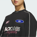 Camisa Casual Adidas Feminina - Rosa/Preta