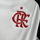 Camisa Pronta Entrega Flamengo Away 2025/26 - Adidas Torcedor Masculina - Branca/Vermelha