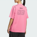 Camisa Casual Adidas Feminina - Rosa/Preta