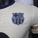 Camisa Barcelona Away 2025/26 - Jogador Masculina - Bege