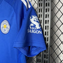Camisa Leicester City Home 2024/25 - Adidas Torcedor Masculina - Azul/Branca