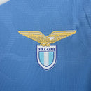 Camisa Lazio Home 2025/26 - Mizuno Torcedor Masculina - Azul/Branca