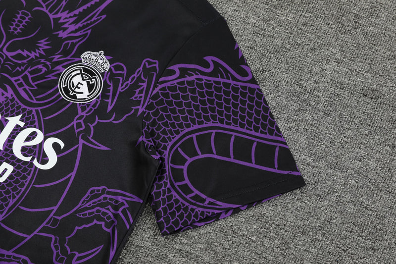 Kit Treino (Camisa + Shorts) - Real Madrid 2024/25 Dragon