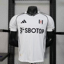 Camisa Fulham Home 2025/26 - Adidas Jogador Masculina - Branca/Preta