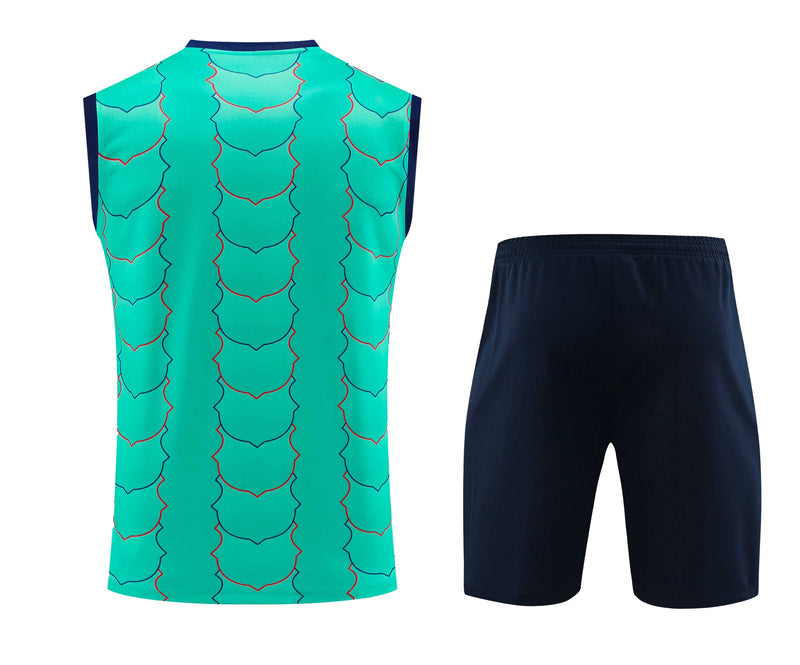 Kit Treino (Camisa + Shorts) - Barcelona 2024/25