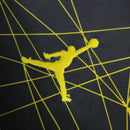 Camisa PSG 2023/24 - Jordan Torcedor Masculina - Preta/Amarela