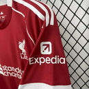 Camisa Liverpool Home 2025/26 - Adidas Torcedor Masculina - Vermelha/Branca