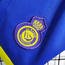 Kit Infantil Al-Nassr Home 2022/23 - Duneus Torcedor - Amarela/Azul