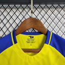 Kit Infantil Al-Nassr Home 2022/23 - Duneus Torcedor - Amarela/Azul