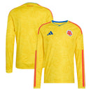 Camisa Colombia Home 2026 - Torcedor Masculina - Manga Longa