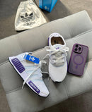 Tênis Adidas NMD - Branco/Roxo