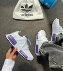 Tênis Adidas NMD - Branco/Roxo