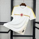 Camisa Vasco da Gama Cirio de Nazaré 2025/26 - Beme Torcedor Masculina - Branca/Dourada