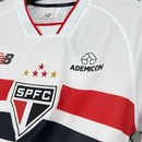 Camisa São Paulo Home 2026/27 - New Balace Torcedor Masculina - Branca/Preta