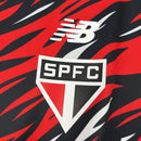 Camisa São Paulo Pré Jogo 2026/27 - New Balace Torcedor Masculina - Vermelha/Preta