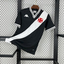 Camisa Vasco da Gama 2025/26 - Kappa Torcedor Masculina - Preta/Branca