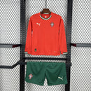 Kit Infantil Portugal Home 25/26 - Manga longa