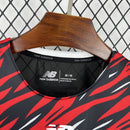 Camisa São Paulo Pré Jogo 2026/27 - New Balace Torcedor Masculina - Vermelha/Preta