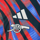 Camisa Arsenal Pré Jogo 2026/27 - Adidas Torcedor Masculina - Vermelha/Azul