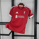 Camisa Liverpool Home 2025/26 - Adidas Torcedor Masculina - Vermelha/Branca